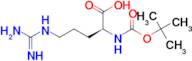 (S)-2-((tert-Butoxycarbonyl)amino)-5-guanidinopentanoic acid