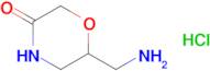 6-(Aminomethyl)morpholin-3-one hydrochloride