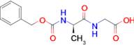 (R)-2-(2-(((Benzyloxy)carbonyl)amino)propanamido)acetic acid