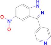 5-Nitro-3-(pyridin-4-yl)-1H-indazole