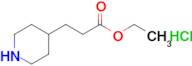 Ethyl 3-(piperidin-4-yl)propanoate hydrochloride