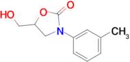 5-(Hydroxymethyl)-3-(m-tolyl)oxazolidin-2-one