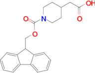 2-(1-(((9H-Fluoren-9-yl)methoxy)carbonyl)piperidin-4-yl)acetic acid