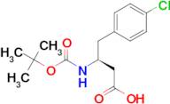(S)-3-((tert-Butoxycarbonyl)amino)-4-(4-chlorophenyl)butanoic acid