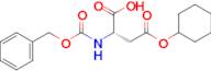 (S)-2-(((Benzyloxy)carbonyl)amino)-4-(cyclohexyloxy)-4-oxobutanoic acid