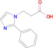 3-(2-Phenyl-1H-imidazol-1-yl)propanoic acid