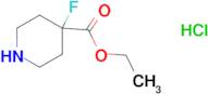 Ethyl 4-fluoropiperidine-4-carboxylate hydrochloride
