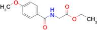 Ethyl 2-(4-methoxybenzamido)acetate