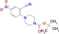 tert-Butyl 4-(2-cyano-4-nitrophenyl)piperazine-1-carboxylate