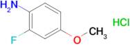 2-Fluoro-4-methoxyaniline hydrochloride