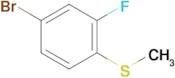 (4-Bromo-2-fluorophenyl)(methyl)sulfane