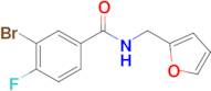 3-Bromo-4-fluoro-N-(furan-2-ylmethyl)benzamide