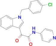 2-(1-(4-Chlorobenzyl)-1H-indol-3-yl)-2-oxo-N-(pyridin-4-yl)acetamide