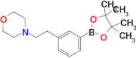 4-(3-(4,4,5,5-Tetramethyl-1,3,2-dioxaborolan-2-yl)phenethyl)morpholine