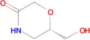 (S)-6-(Hydroxymethyl)morpholin-3-one