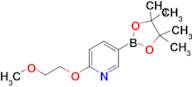 2-(2-Methoxyethoxy)-5-(4,4,5,5-tetramethyl-1,3,2-dioxaborolan-2-yl)pyridine