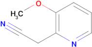 2-(3-Methoxypyridin-2-yl)acetonitrile