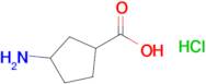 3-Aminocyclopentanecarboxylic acid hydrochloride