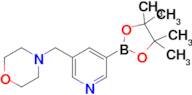 4-((5-(4,4,5,5-Tetramethyl-1,3,2-dioxaborolan-2-yl)pyridin-3-yl)methyl)morpholine