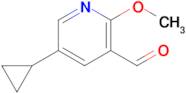 5-Cyclopropyl-2-methoxynicotinaldehyde