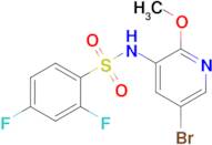 N-(5-Bromo-2-methoxypyridin-3-yl)-2,4-difluorobenzenesulfonamide