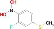 (2-Fluoro-4-(methylthio)phenyl)boronic acid