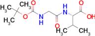 (S)-2-(2-((tert-Butoxycarbonyl)amino)acetamido)-3-methylbutanoic acid