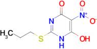 5-Nitro-2-(propylthio)pyrimidine-4,6-diol