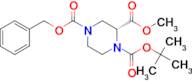 (R)-4-Benzyl 1-tert-butyl 2-methyl piperazine-1,2,4-tricarboxylate