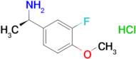 (R)-1-(3-Fluoro-4-methoxyphenyl)ethanamine hydrochloride