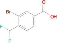 3-Bromo-4-(difluoromethyl)benzoic acid