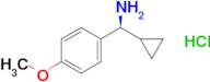 (S)-Cyclopropyl(4-methoxyphenyl)methanamine hydrochloride