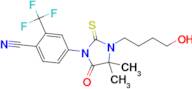 4-(3-(4-Hydroxybutyl)-4,4-dimethyl-5-oxo-2-thioxoimidazolidin-1-yl)-2-(trifluoromethyl)benzonitrile