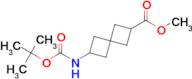 Methyl 6-((tert-butoxycarbonyl)amino)spiro[3.3]heptane-2-carboxylate