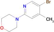 4-(5-Bromo-4-methylpyridin-2-yl)morpholine