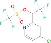 1-(4-Chloropyridin-2-yl)-2,2,2-trifluoroethyl trifluoromethanesulfonate