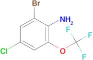 2-Bromo-4-chloro-6-(trifluoromethoxy)aniline