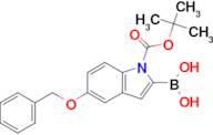 (5-(Benzyloxy)-1-(tert-butoxycarbonyl)-1H-indol-2-yl)boronic acid