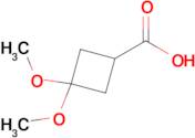 3,3-Dimethoxycyclobutanecarboxylic acid