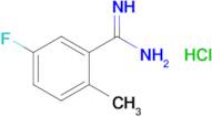 5-Fluoro-2-methylbenzimidamide hydrochloride