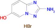 2-Amino-[1,2,4]triazolo[1,5-a]pyridin-6-ol hydrobromide