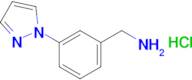 (3-(1H-Pyrazol-1-yl)phenyl)methanamine hydrochloride