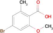 4-Bromo-2-methoxy-6-methylbenzoic acid