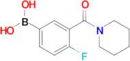 (4-Fluoro-3-(piperidine-1-carbonyl)phenyl)boronic acid