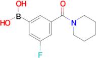 (3-Fluoro-5-(piperidine-1-carbonyl)phenyl)boronic acid