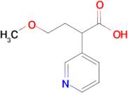 4-Methoxy-2-(pyridin-3-yl)butanoic acid