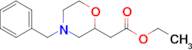 Ethyl 2-(4-benzylmorpholin-2-yl)acetate