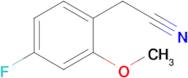 2-(4-Fluoro-2-methoxyphenyl)acetonitrile