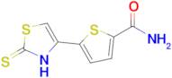 5-(2-Thioxo-2,3-dihydrothiazol-4-yl)thiophene-2-carboxamide