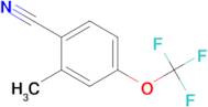 2-Methyl-4-(trifluoromethoxy)benzonitrile